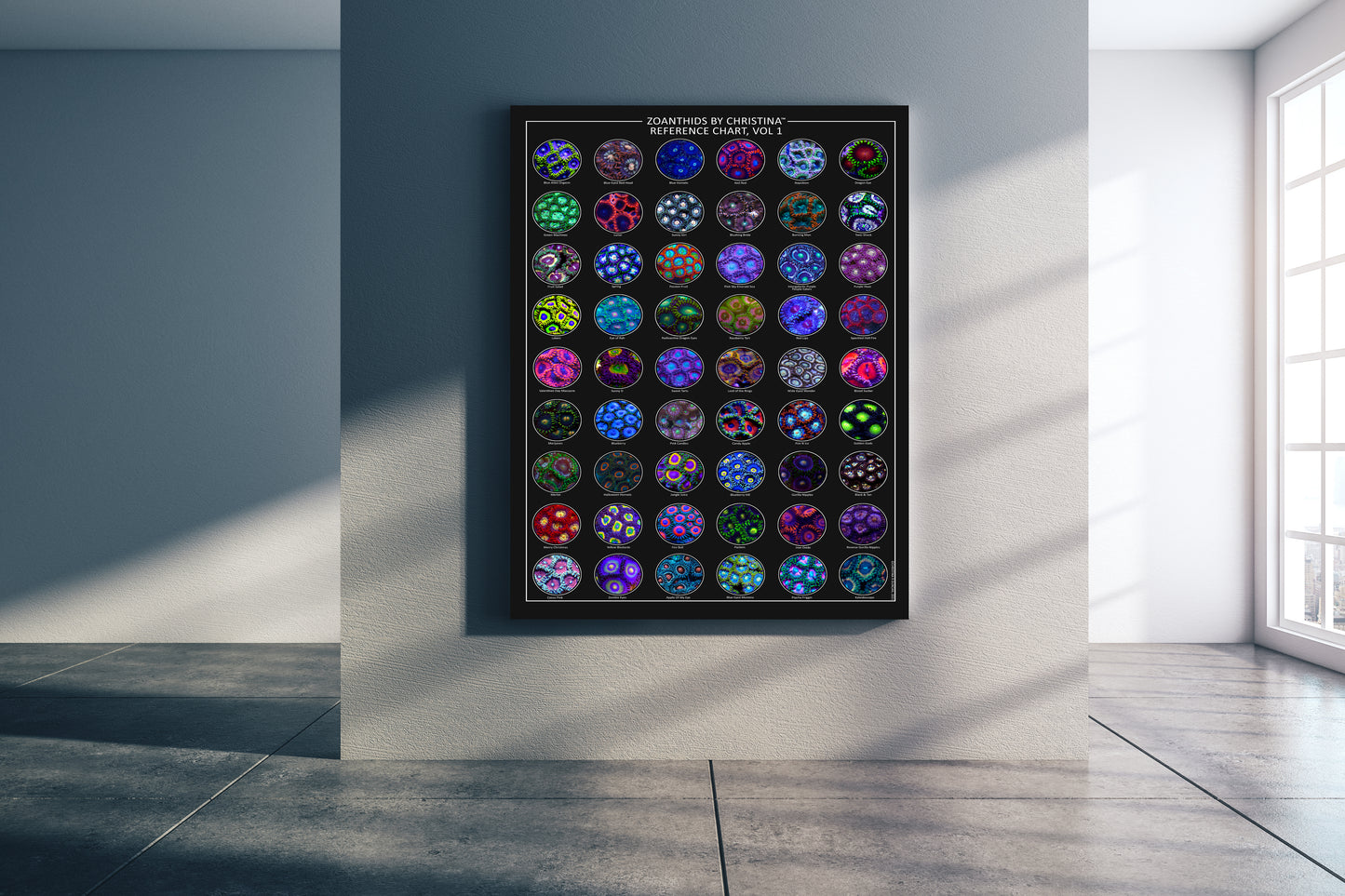 Zoanthid Coral Poster Collection Vol. 1–5 – 24x36 Research-Grade Prints
